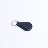 The Somerset key holder in bottle green English Bridle leather.