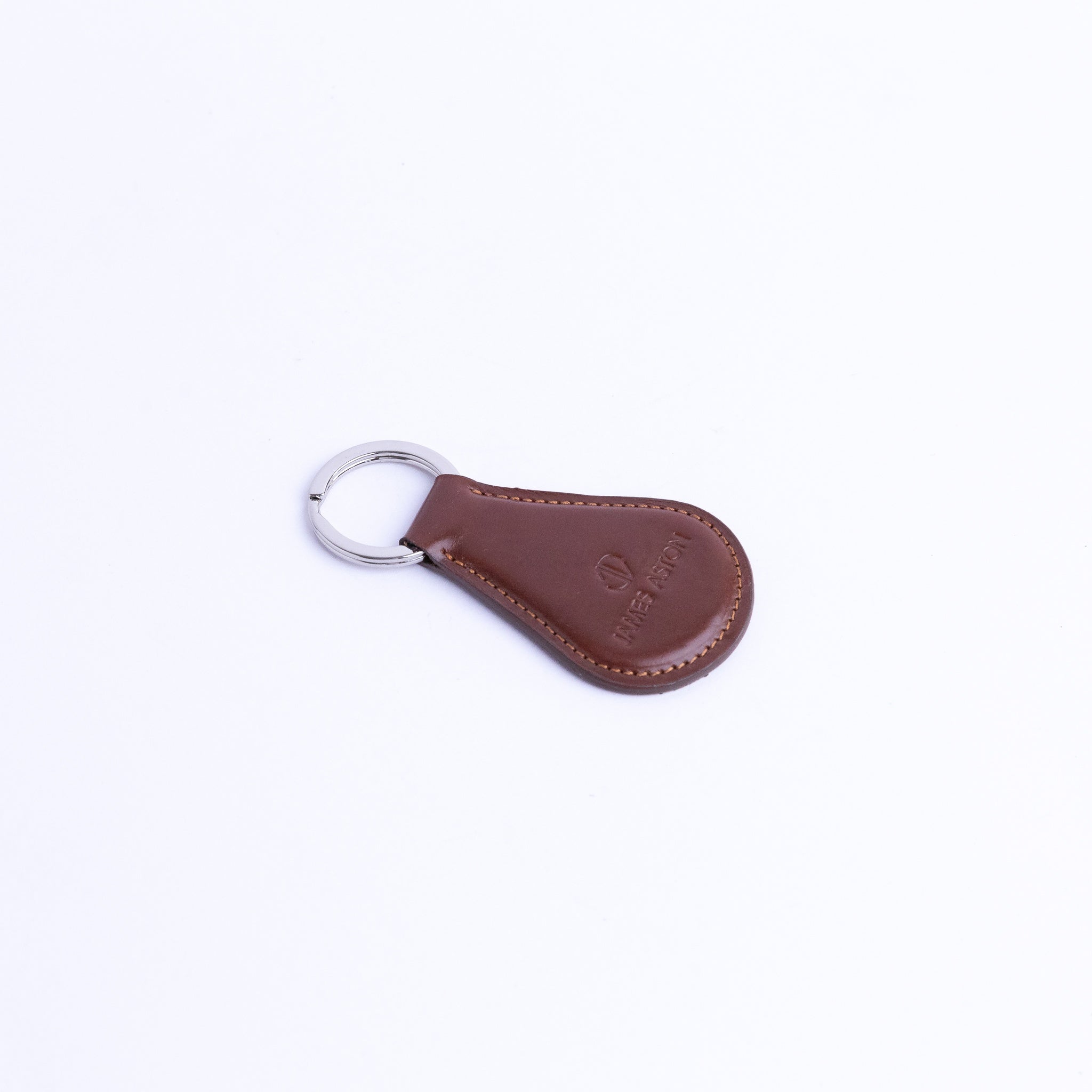 The Somerset key holder in cognac English Bridle leather.