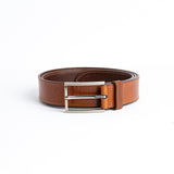 The Eduardo in Tan, the pebbled grain of Spanish full grain milled leather