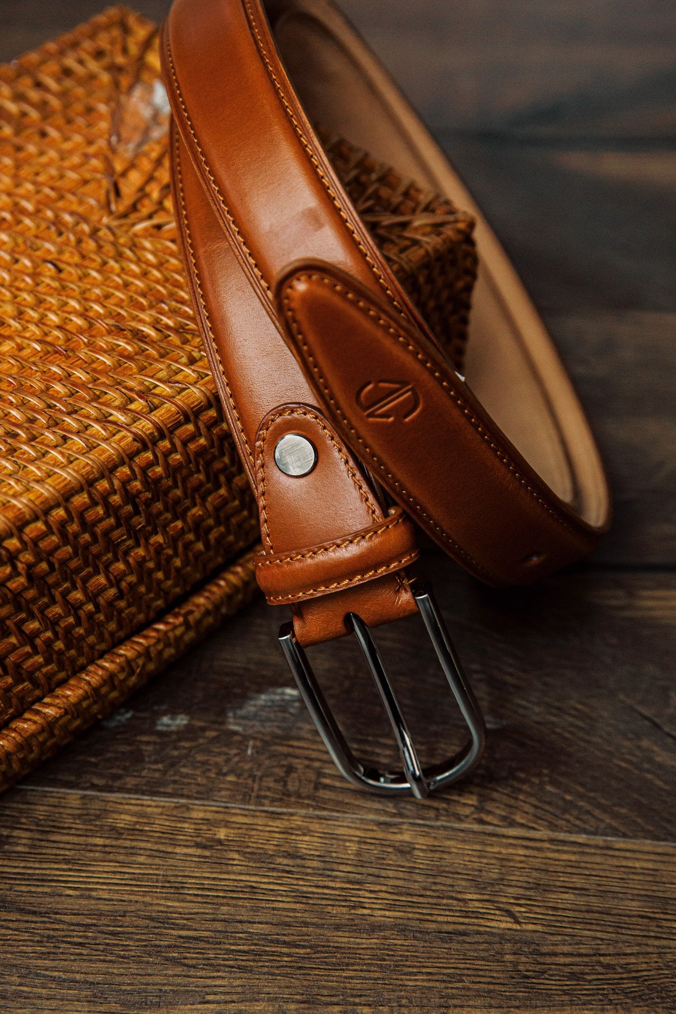 The Santo belt in Tan, composed