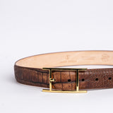 The Vincenzo belt in Cognac, full length