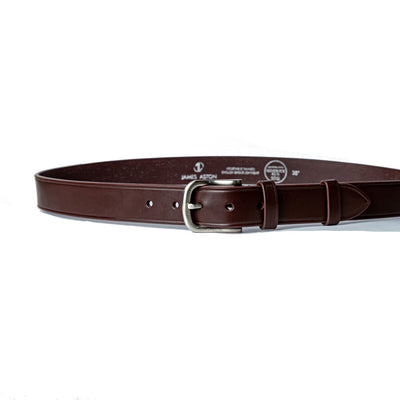 The Walsall in Australian Nut, full length, a single 4 mm layer of English Bridle leather