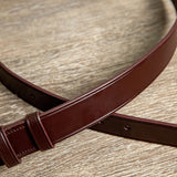 The Walsall in Australian Nut, the grain of English Bridle leather