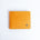 The Zanebono Bifold II wallet in tan smooth Vachetta leather, closed.