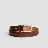 Ramón Prime Vegetable Tanned Real Leather 30 mm raised Dress Belt of Spanish origin