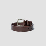 32 mm Hand Stitched Classic Walsall English Bridle Full Grain Vegetable Tanned Single Layer 4 mm thick Leather Belt with lifetime warranty