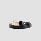 32 mm Santo Classic and Luxurious Italian Vegetable Tanned Full Grain Vacchetta Real Leather Dress Belt