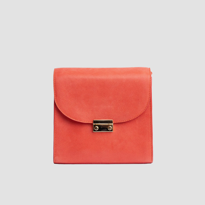 Coral Leather-Look Cross Body Bag | New Look