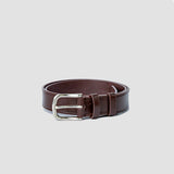 32 mm Hand Stitched Classic Walsall English Bridle Full Grain Vegetable Tanned Single Layer 4 mm thick Leather Belt with lifetime warranty