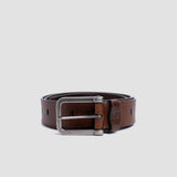 Alarico Elite Full-Grain Veg-Tan Leather Belt