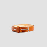 32 mm Santo Classic and Luxurious Italian Vegetable Tanned Full Grain Vacchetta Real Leather Dress Belt