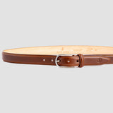 32 mm Santo Classic and Luxurious Italian Vegetable Tanned Full Grain Vacchetta Real Leather Dress Belt