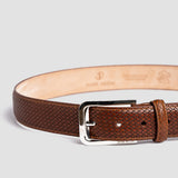 Premium Antonio - Vegetable Tanned Luxury Leather Dress Belt