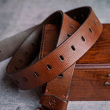 Alarico Elite Full-Grain Veg-Tan Leather Belt