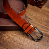 Pedro Premium-Handcrafted Single-Layer Full-Grain Leather Belt