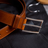 Eduardo Luxury Full-Grain Premium Single-Layered Leather Belt
