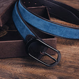 Marcello Ultimo-Luxury Soft-Lined suede Leather Belt