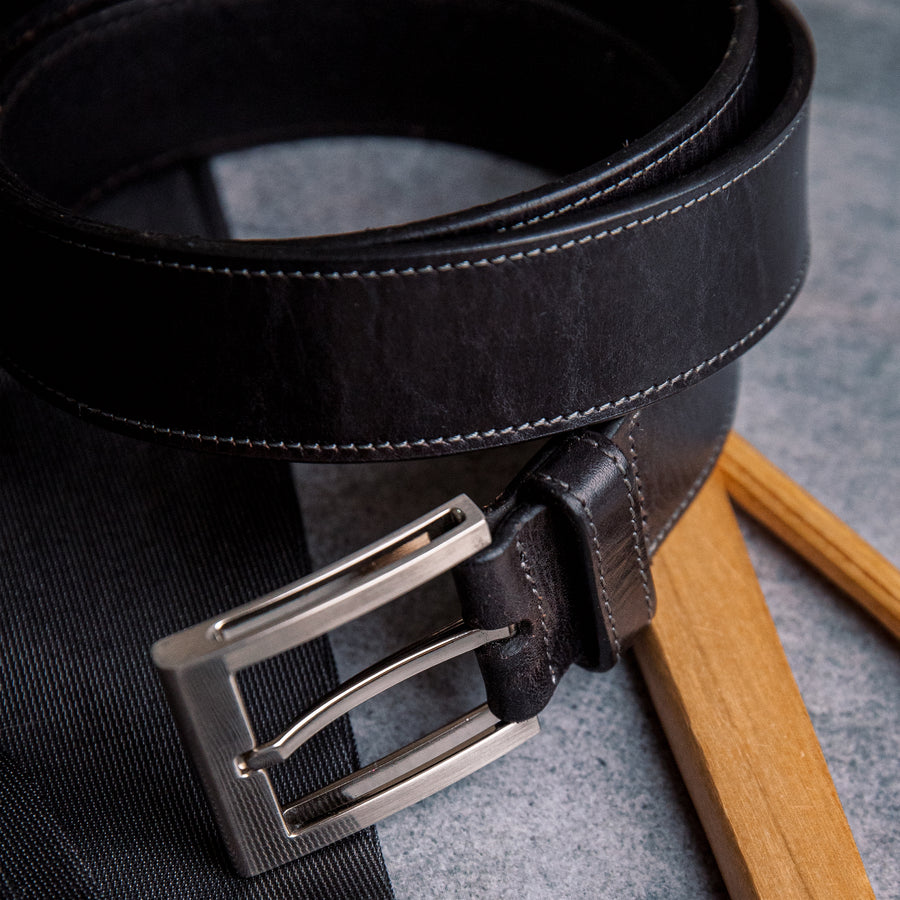 Eduardo Luxury Full-Grain Premium Single-Layered Leather Belt