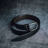Mini Hexágono Premium Switch- Spanish Leather Reversible Belt