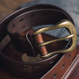 Damian Signature- Full-Grain Handmade Leather Belt