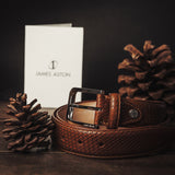 Premium Antonio - Vegetable Tanned Luxury Leather Dress Belt